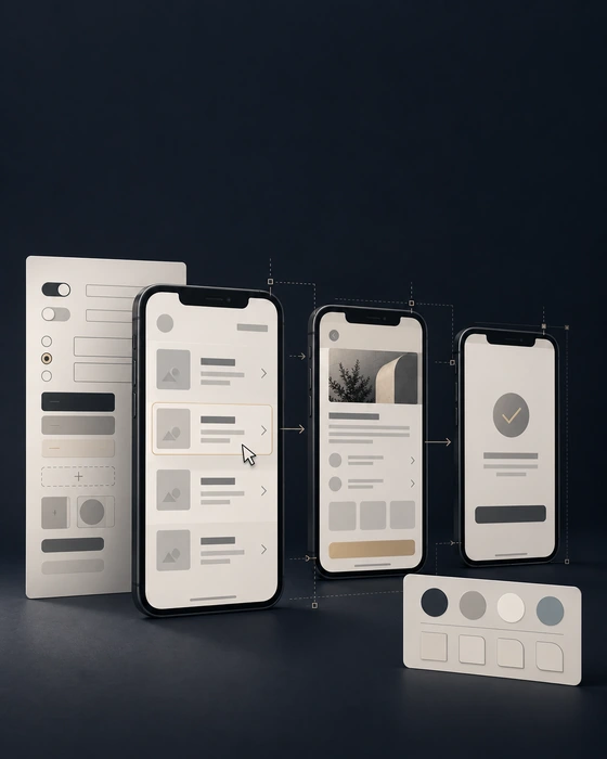 نمونه تصویری طراحی UI و UX Fan30Tech